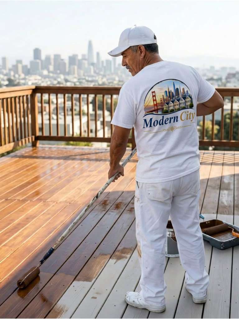Modern City Painting Inc Deck and Fence Painting